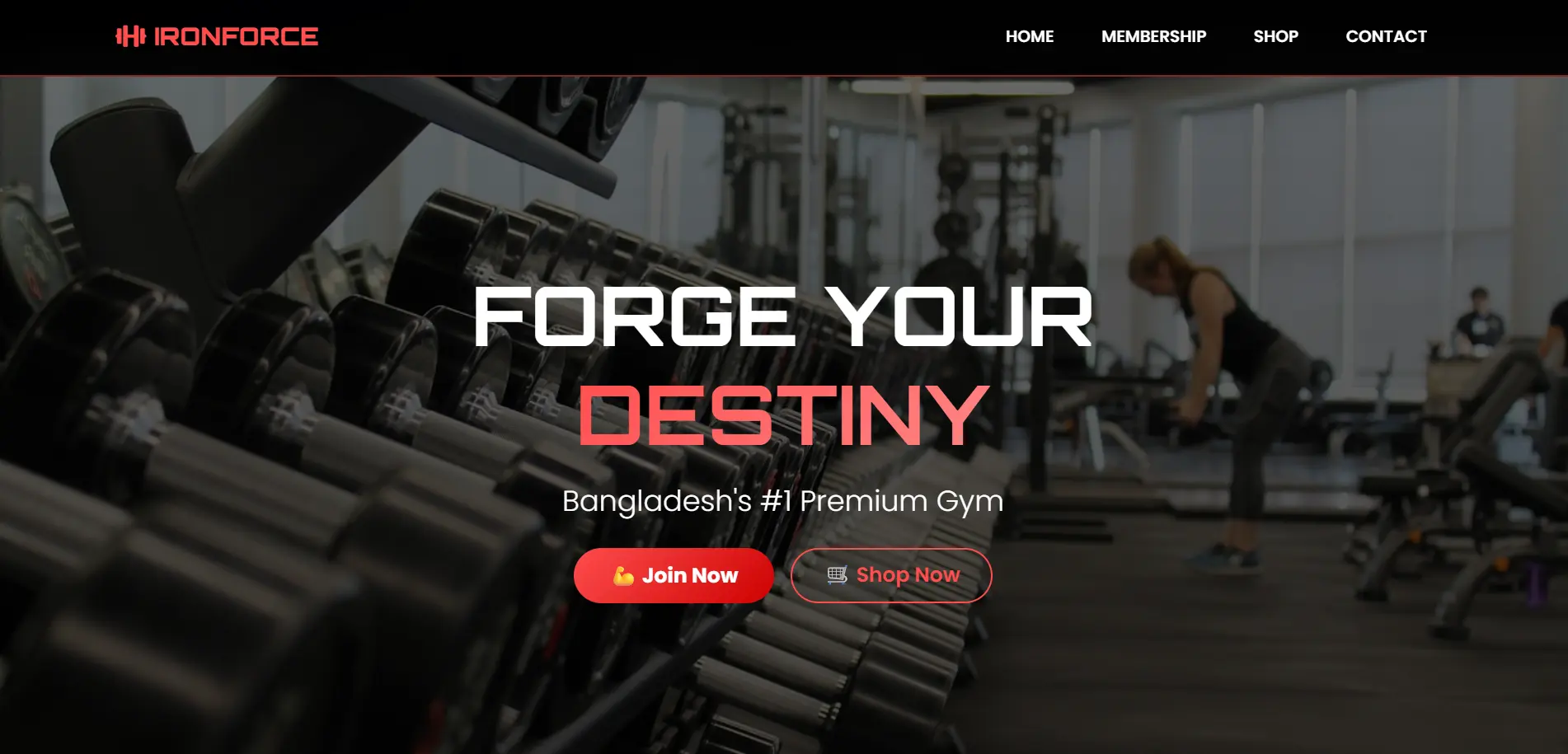 Ironforge Gym — Gym Management Platform