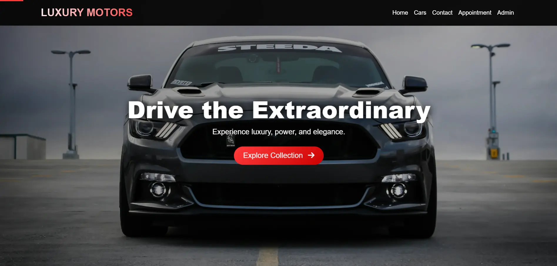Luxury Car Dealership Web App